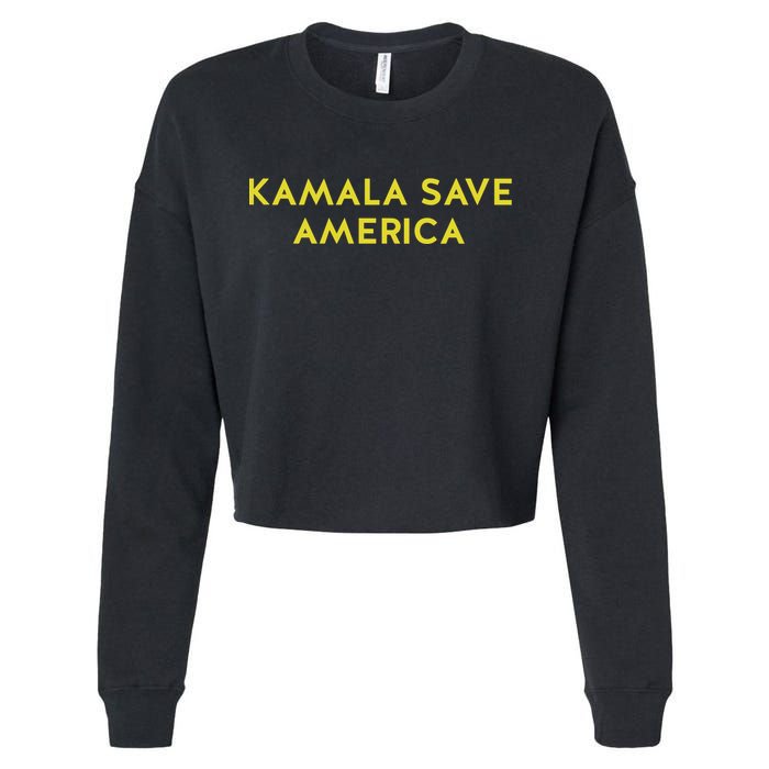 Limited Kamala Save America Cropped Pullover Crew