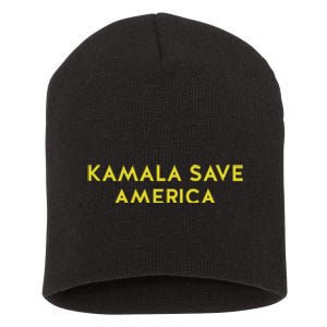 Limited Kamala Save America Short Acrylic Beanie