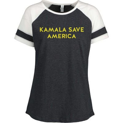 Limited Kamala Save America Enza Ladies Jersey Colorblock Tee