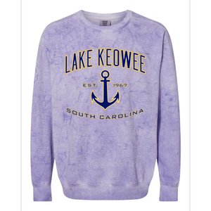 Lake Keowee SC Colorblast Crewneck Sweatshirt