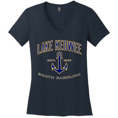 Lake Keowee SC Women's V-Neck T-Shirt