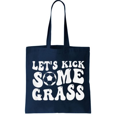 Let’S Kick Some Grass Funny Cheer Soccer Mom Bag