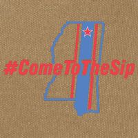 Come To The Sip Cotton Canvas Backpack