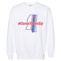 Come To The Sip Garment-Dyed Sweatshirt