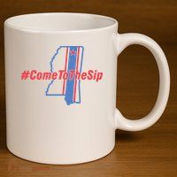 Come To The Sip 11oz C Handle Ceramic Mug