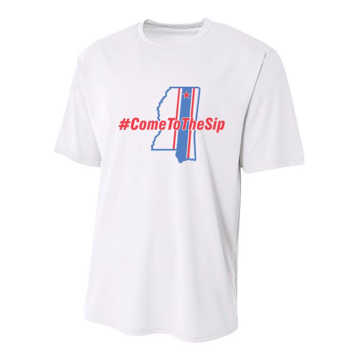 Come To The Sip Youth Performance Sprint T-Shirt