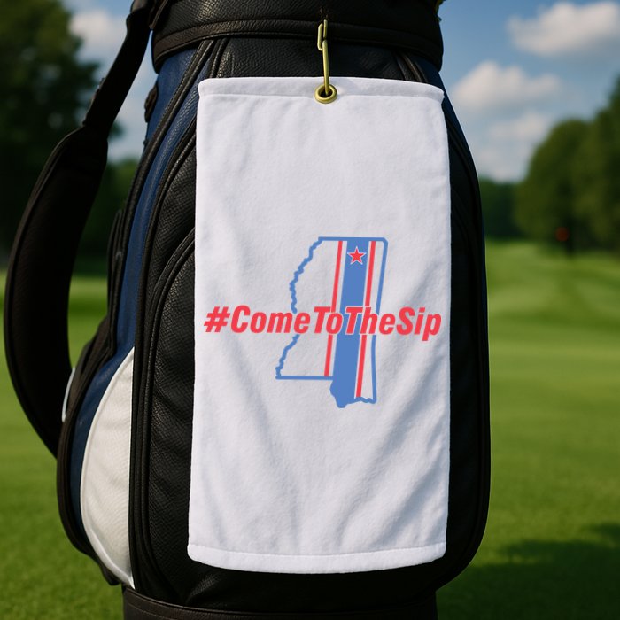 Come To The Sip Golf Towel