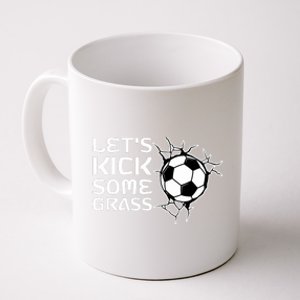 Let's Kick Some Grass - Premium Coffee Mug