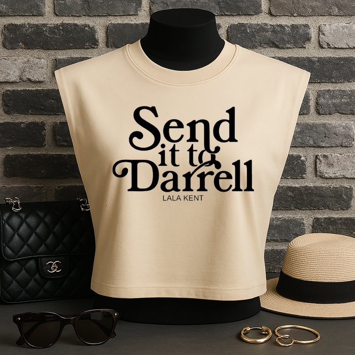 Lala Kent Send It To Darrell Tom Sandoval Garment-Dyed Women's Muscle Tee
