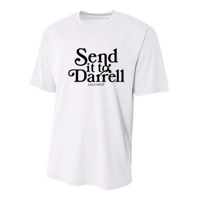 Lala Kent Send It To Darrell Tom Sandoval Youth Performance Sprint T-Shirt