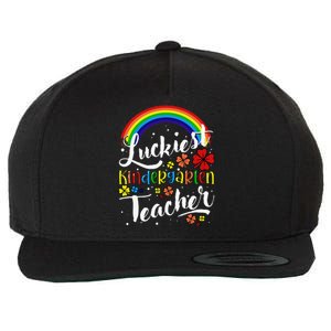 Luckiest Kindergarten Teacher St Patricks Day Wool Snapback Cap