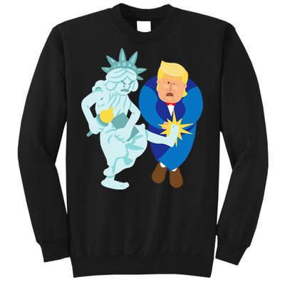 Liberty Kicks Trump 2020 Election Anti Donald Democrat Gift Sweatshirt