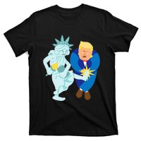 Liberty Kicks Trump 2020 Election Anti Donald Democrat Gift T-Shirt