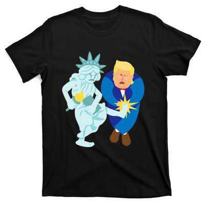 Liberty Kicks Trump 2020 Election Anti Donald Democrat Gift T-Shirt