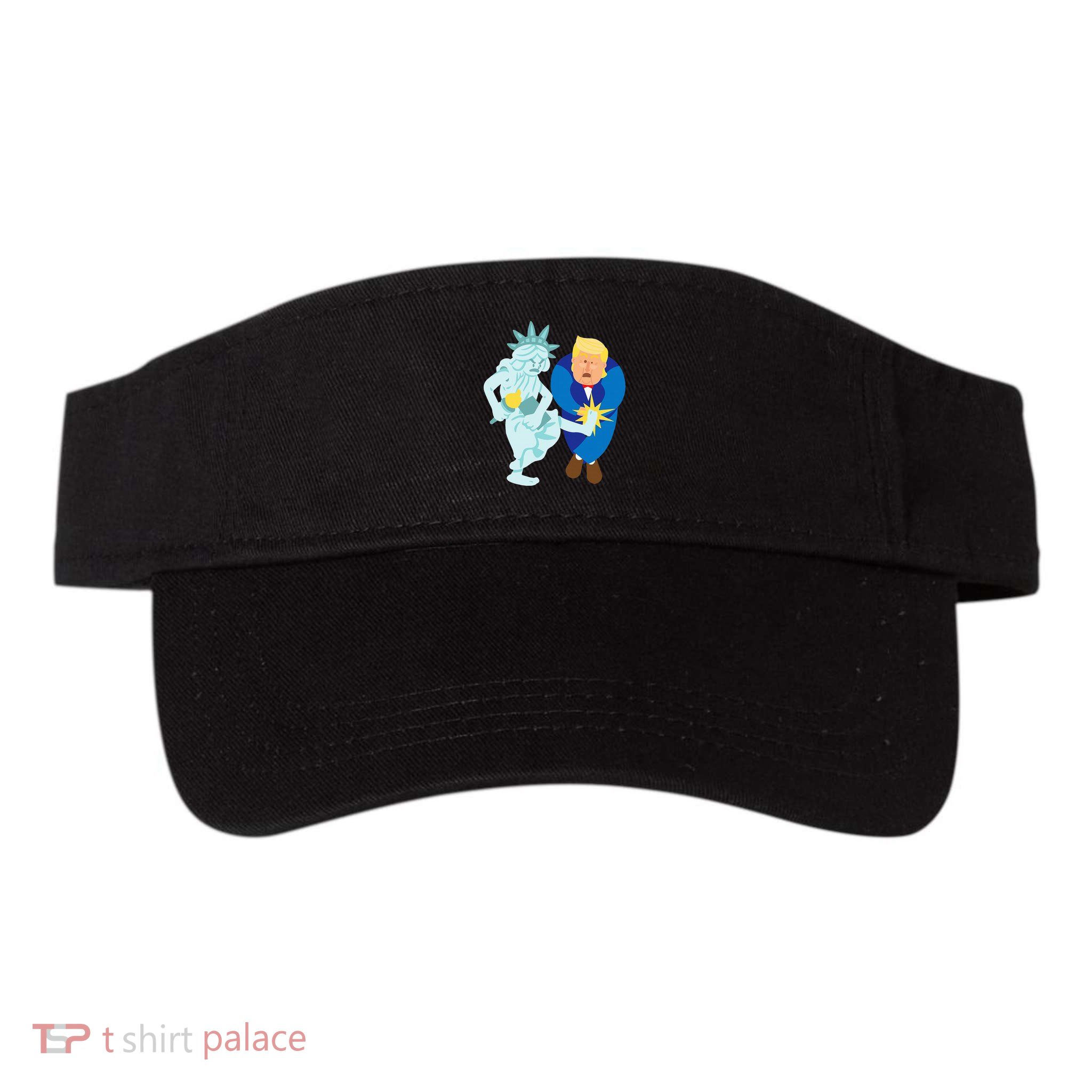 Liberty Kicks Trump 2020 Election Anti Donald Democrat Gift Visor
