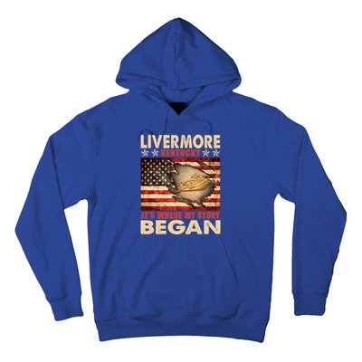 Livermore Kentucky Usa Flag 4th Of July Gift Hoodie