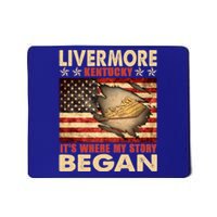 Livermore Kentucky Usa Flag 4th Of July Gift Mousepad