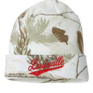 Louisville Kentucky Varsity Script Classic Sports Jersey Kati Licensed 12" Camo Beanie