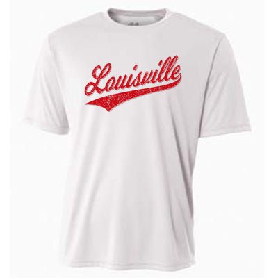 Louisville Kentucky Varsity Script Classic Sports Jersey Cooling Performance Crew T-Shirt