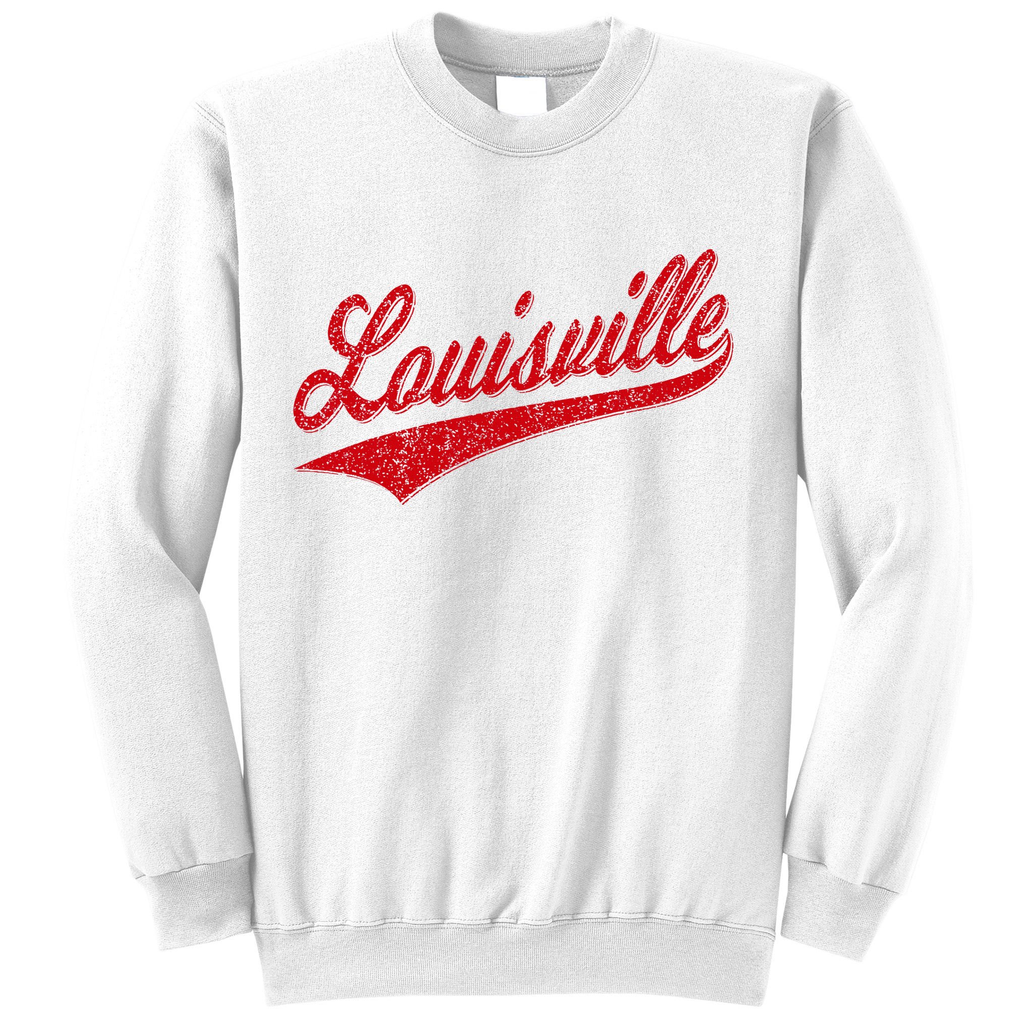 Louisville Kentucky Varsity Script Classic Sports Jersey Sweatshirt