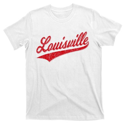 Louisville Kentucky Varsity Script Classic Sports Jersey T-Shirt