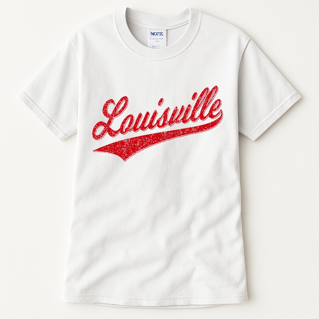Louisville Kentucky Varsity Script Classic Sports Jersey Tall T-Shirt
