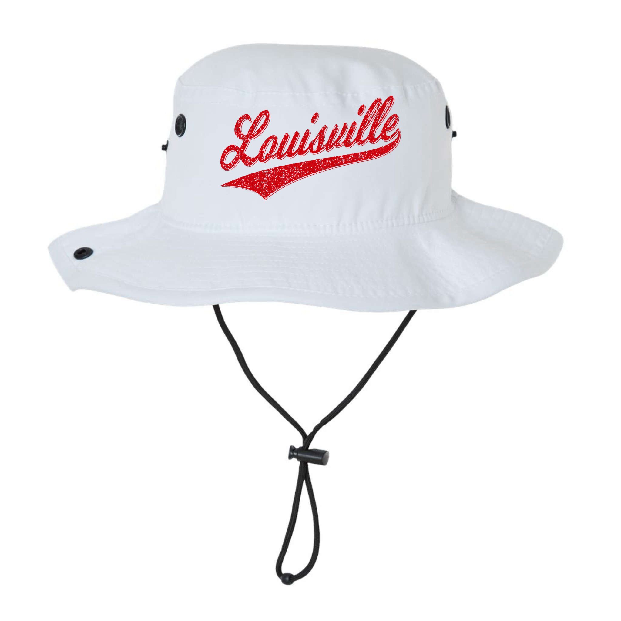 Louisville Kentucky Varsity Script Classic Sports Jersey Bucket Hat
