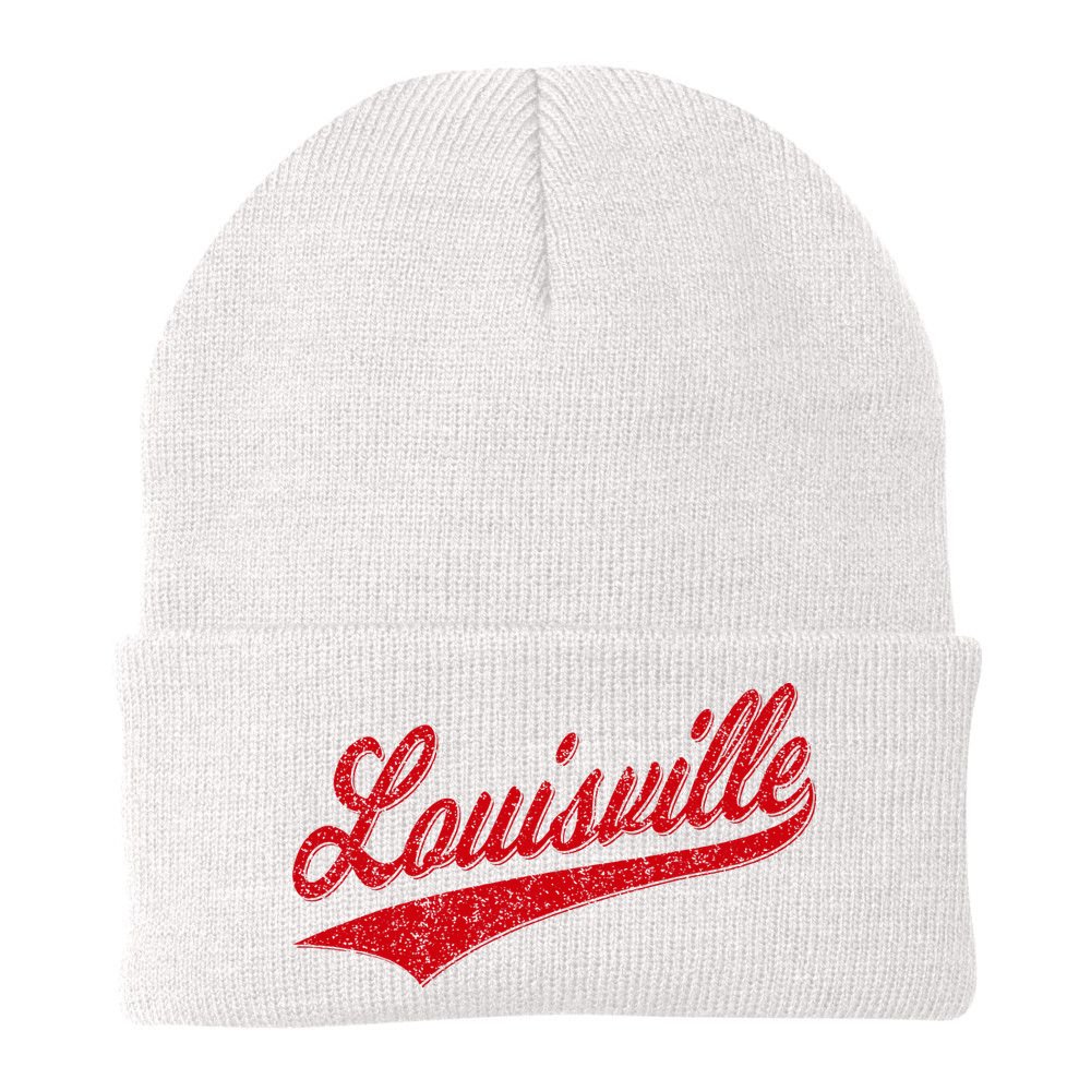 Louisville Kentucky Varsity Script Classic Sports Jersey Beanie