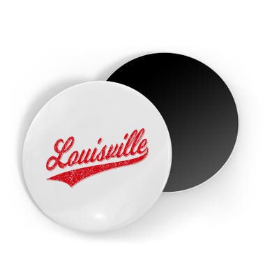 Louisville Kentucky Varsity Script Classic Sports Jersey Magnet