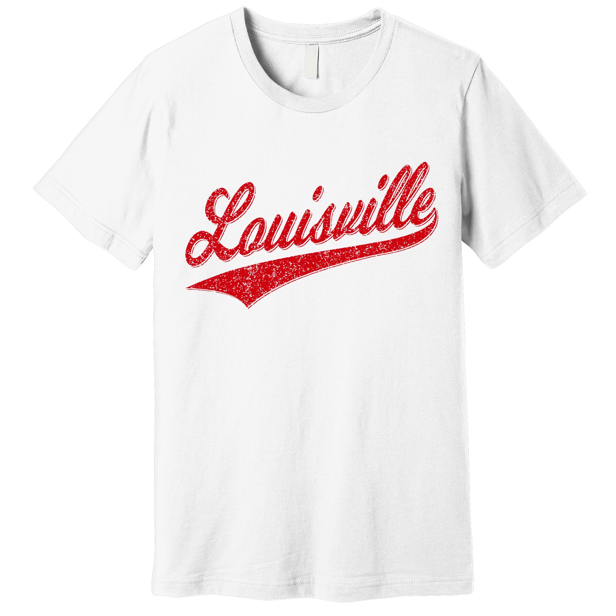 Louisville Kentucky Varsity Script Classic Sports Jersey Premium T-Shirt