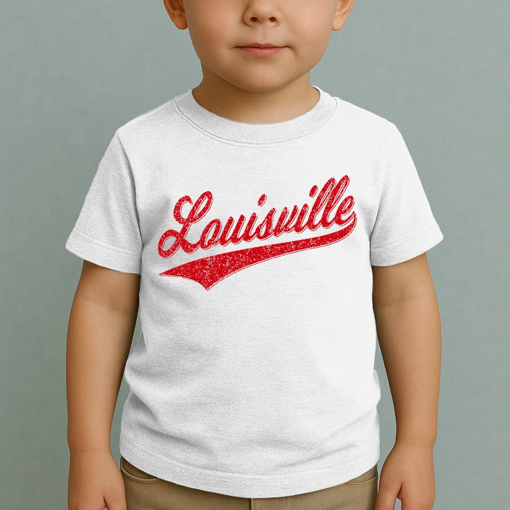 Louisville Kentucky Varsity Script Classic Sports Jersey Toddler T-Shirt