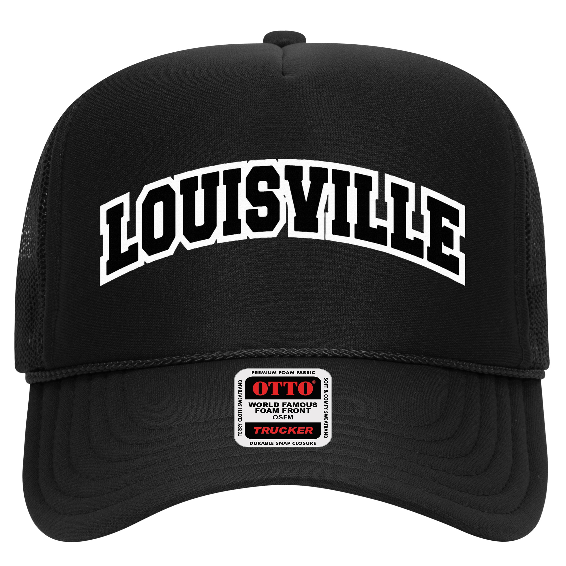 Louisville Kentucky Varsity Style Vintage Red Hat