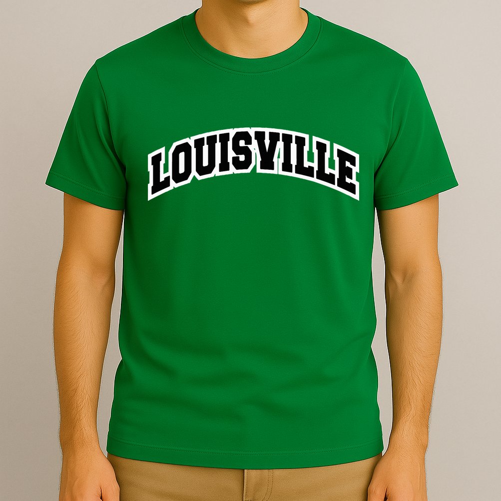 Louisville Kentucky Varsity Style Vintage Red T-Shirt