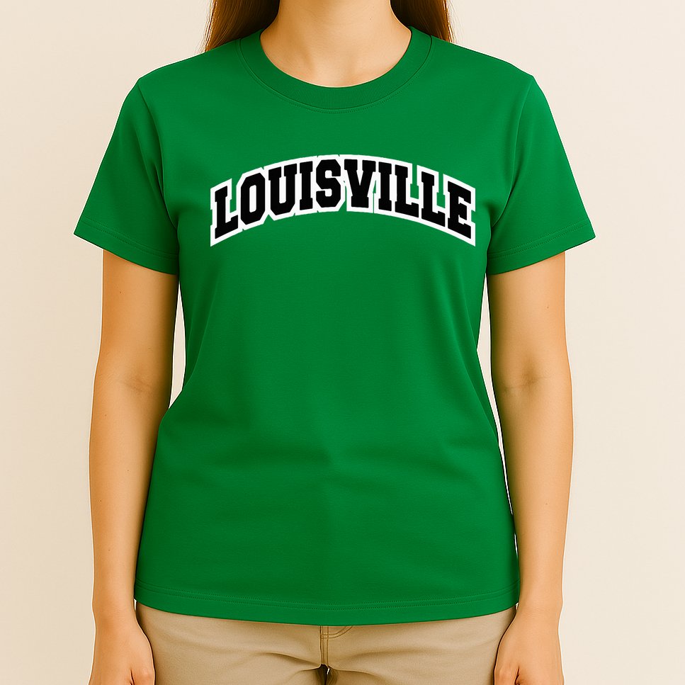 Louisville Kentucky Varsity Style Vintage Red T-Shirt