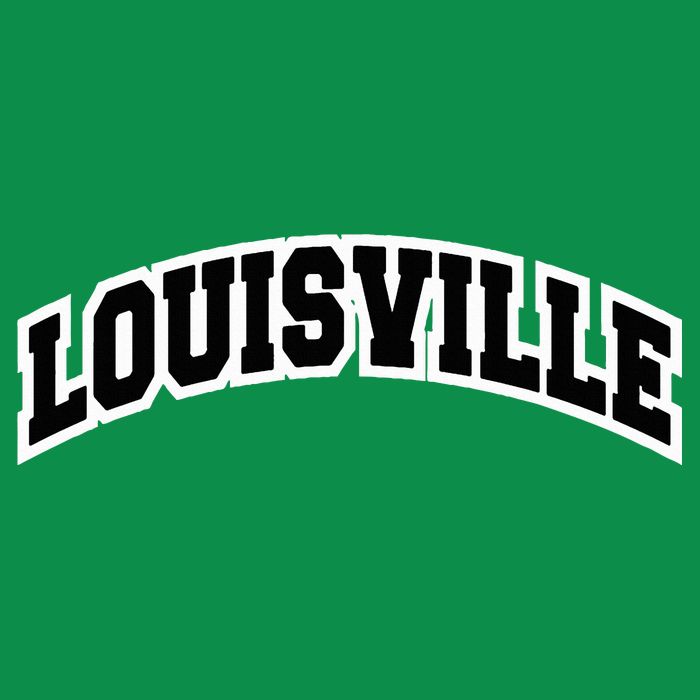 Louisville Kentucky Varsity Style Vintage Red T-Shirt