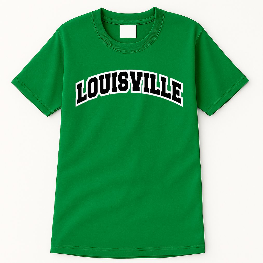 Louisville Kentucky Varsity Style Vintage Red Tall T-Shirt