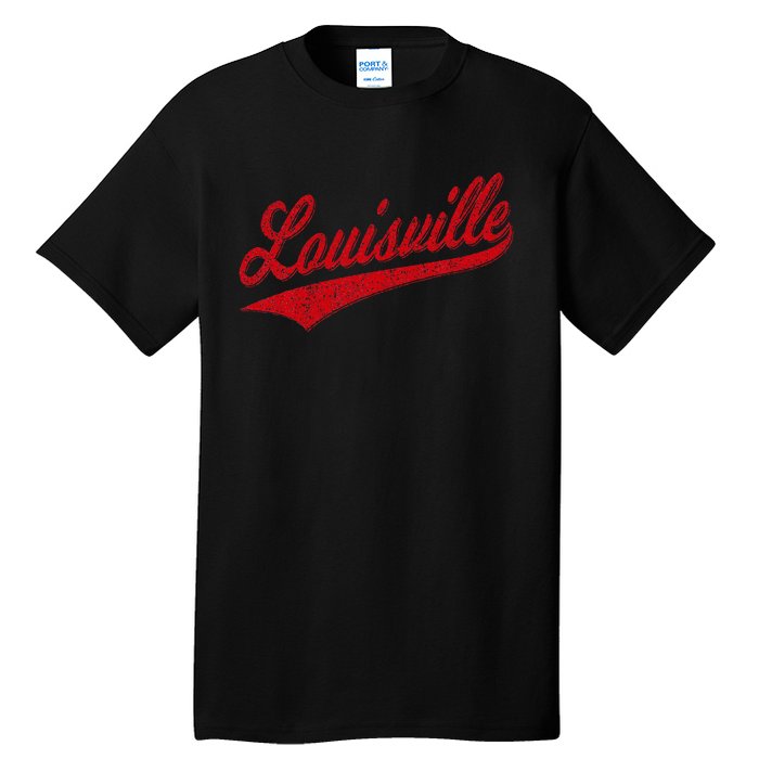 Louisville Kentucky Varsity Script Classic Sports Jersey Tall T-Shirt