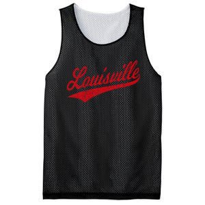 Louisville Kentucky Varsity Script Classic Sports Jersey Mesh Reversible Basketball Jersey Tank