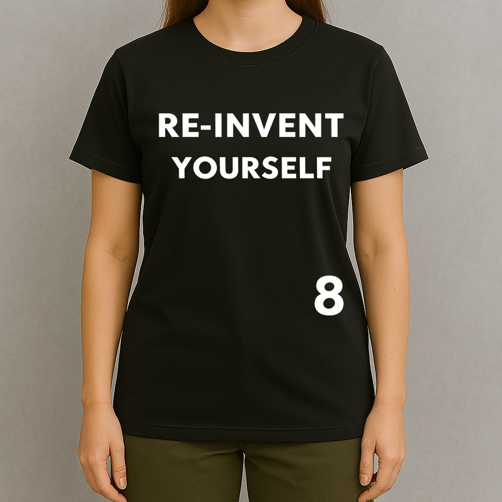 Lil Kim Wearing Reinvent Yourself T-Shirt