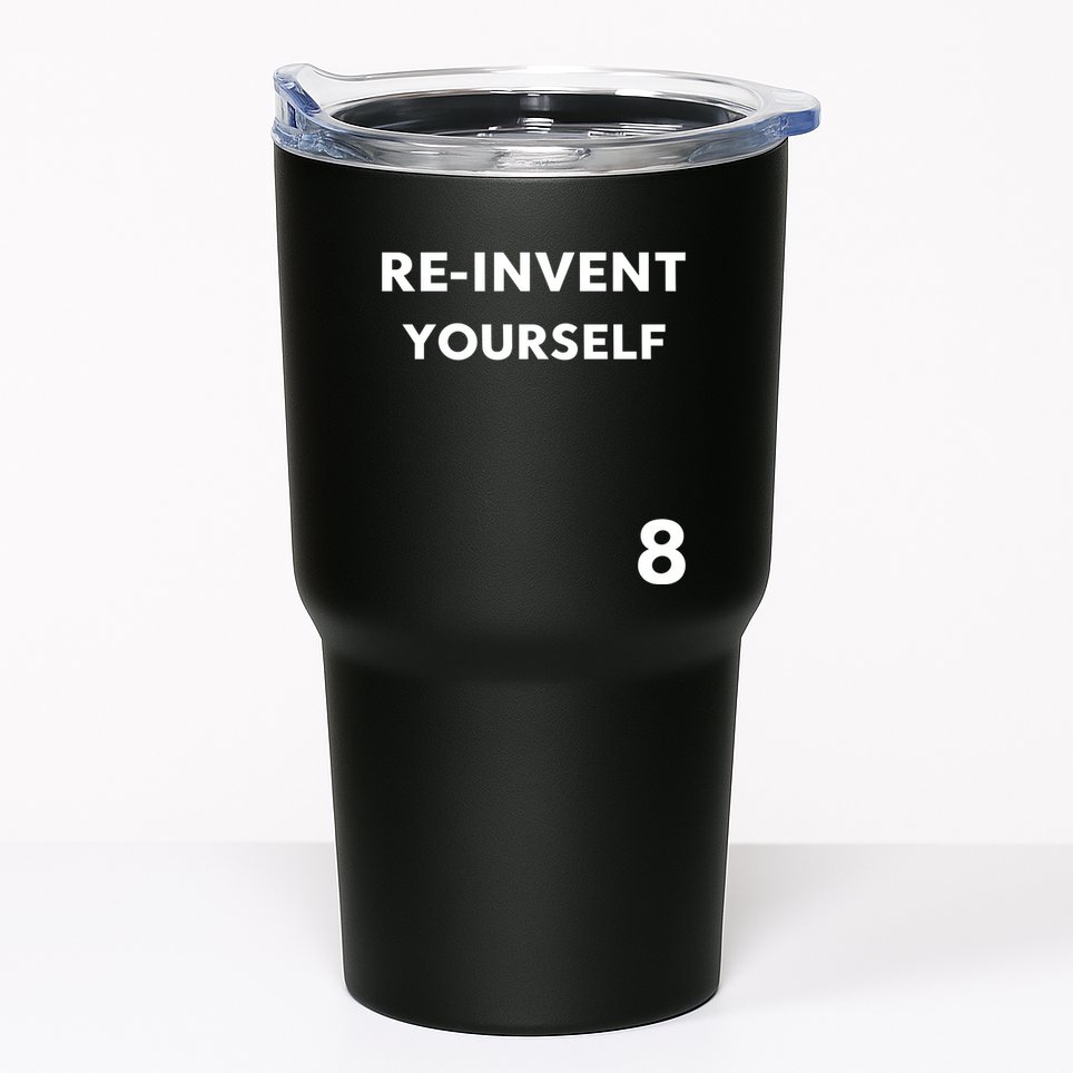 Lil Kim Wearing Reinvent Yourself Tumbler