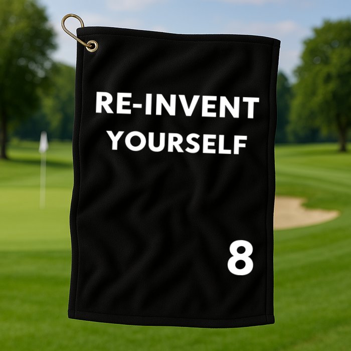 Lil Kim Wearing Reinvent Yourself Golf Towel