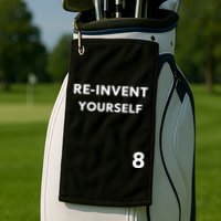 Lil Kim Wearing Reinvent Yourself Golf Towel