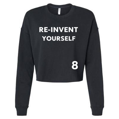Lil Kim Wearing Reinvent Yourself Cropped Pullover Crew