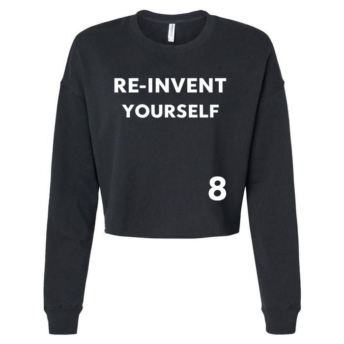 Lil Kim Wearing Reinvent Yourself Cropped Pullover Crew