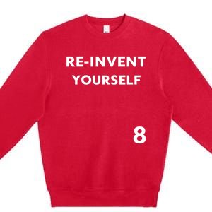 Lil Kim Wearing Reinvent Yourself Premium Crewneck Sweatshirt