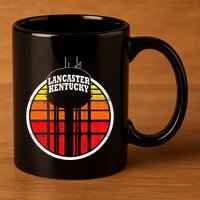 Lancaster Kentucky Water Tower 11oz C Handle Ceramic Mug