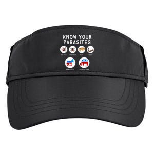 Libertarian Know Your Parasites Adult Drive Performance Visor