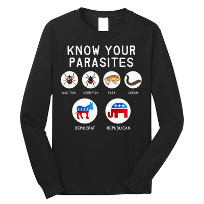 Libertarian Know Your Parasites Long Sleeve Shirt