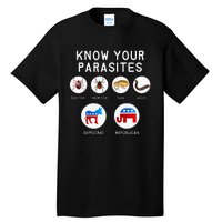 Libertarian Know Your Parasites Tall T-Shirt