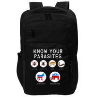 Libertarian Know Your Parasites Impact Tech Backpack